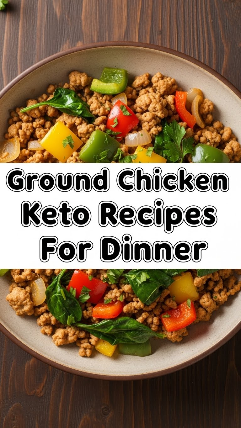 Ground Chicken Keto Recipes For Dinner