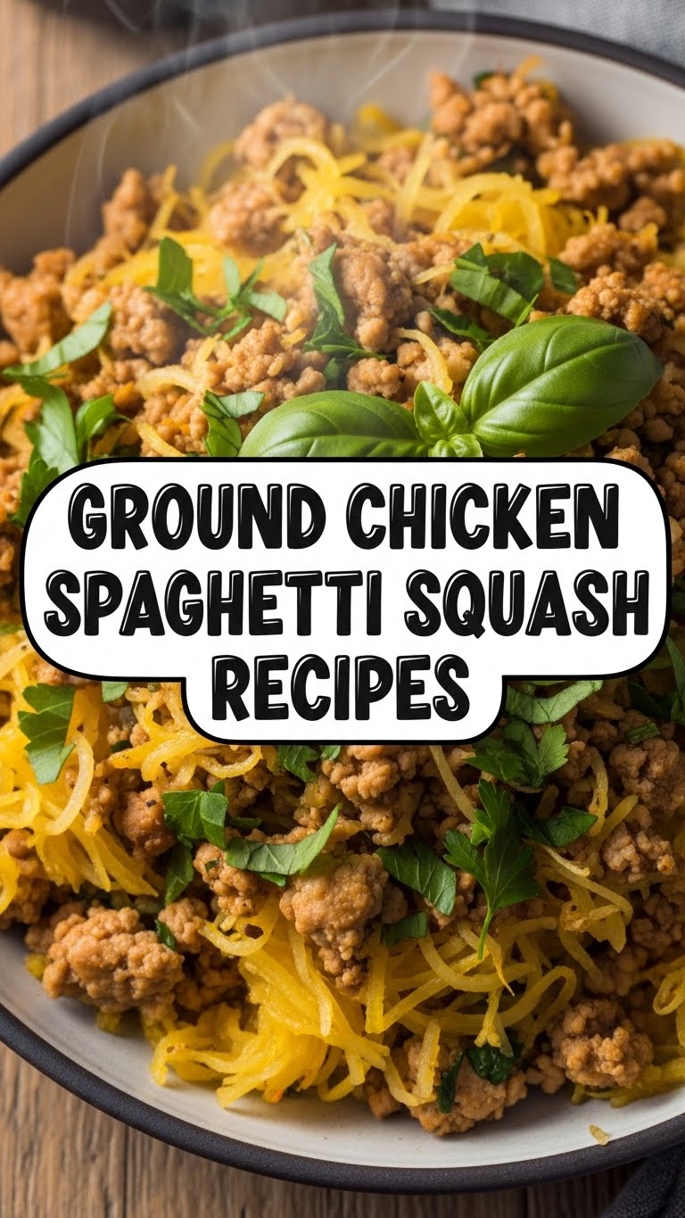 Ground Chicken Spaghetti Squash Recipes