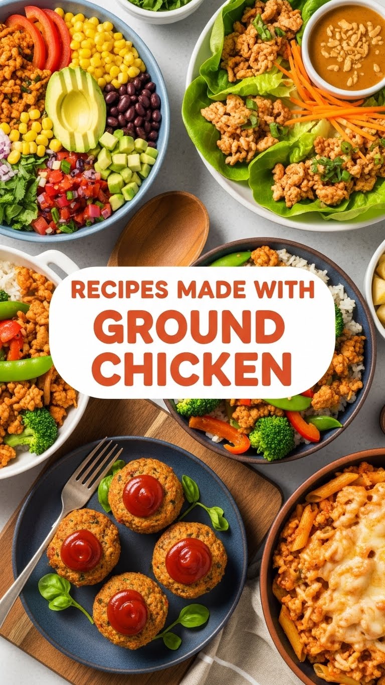 Recipes Made With Ground Chicken
