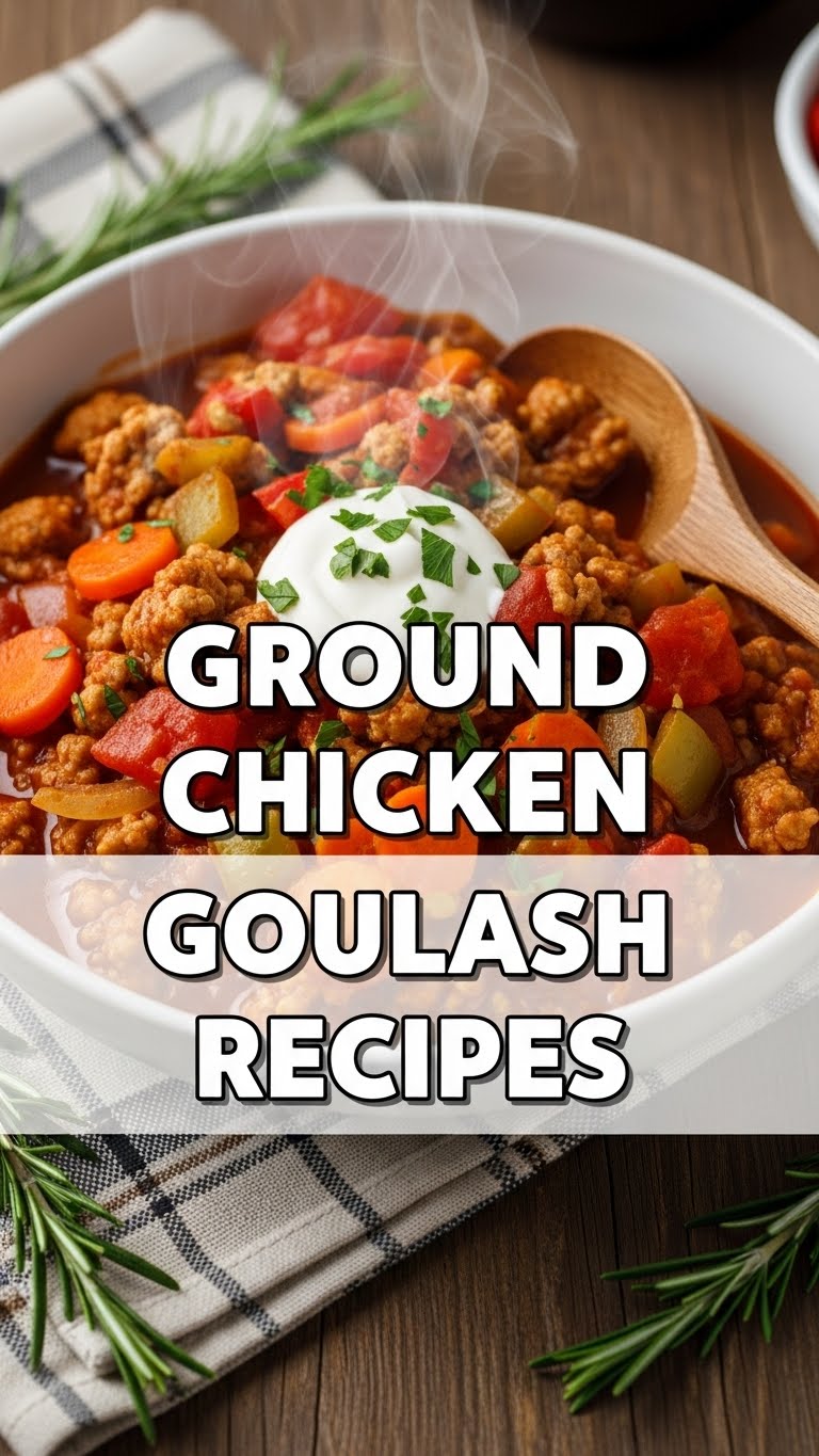 Ground Chicken Goulash Recipes