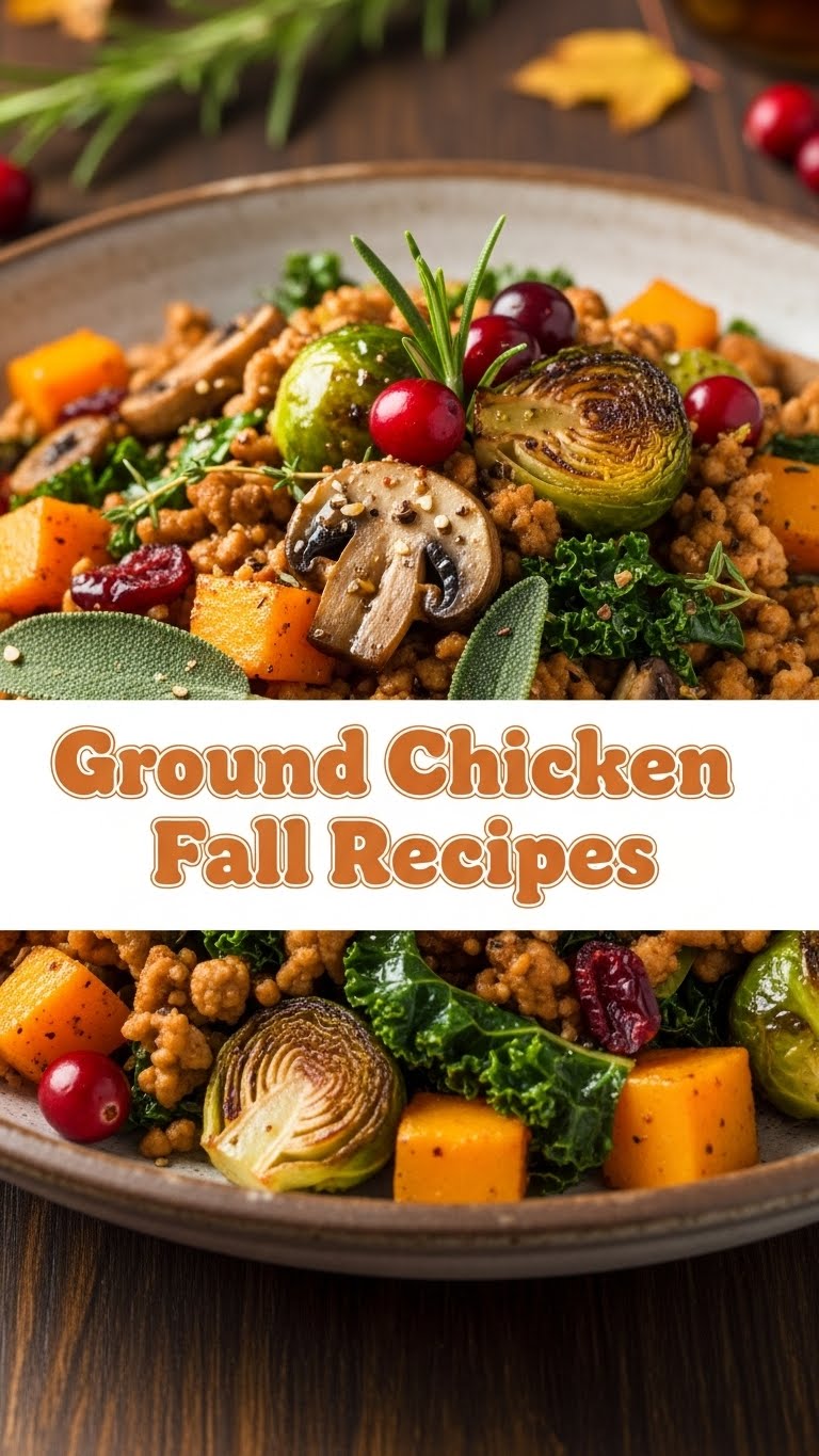 Ground Chicken Fall Recipes