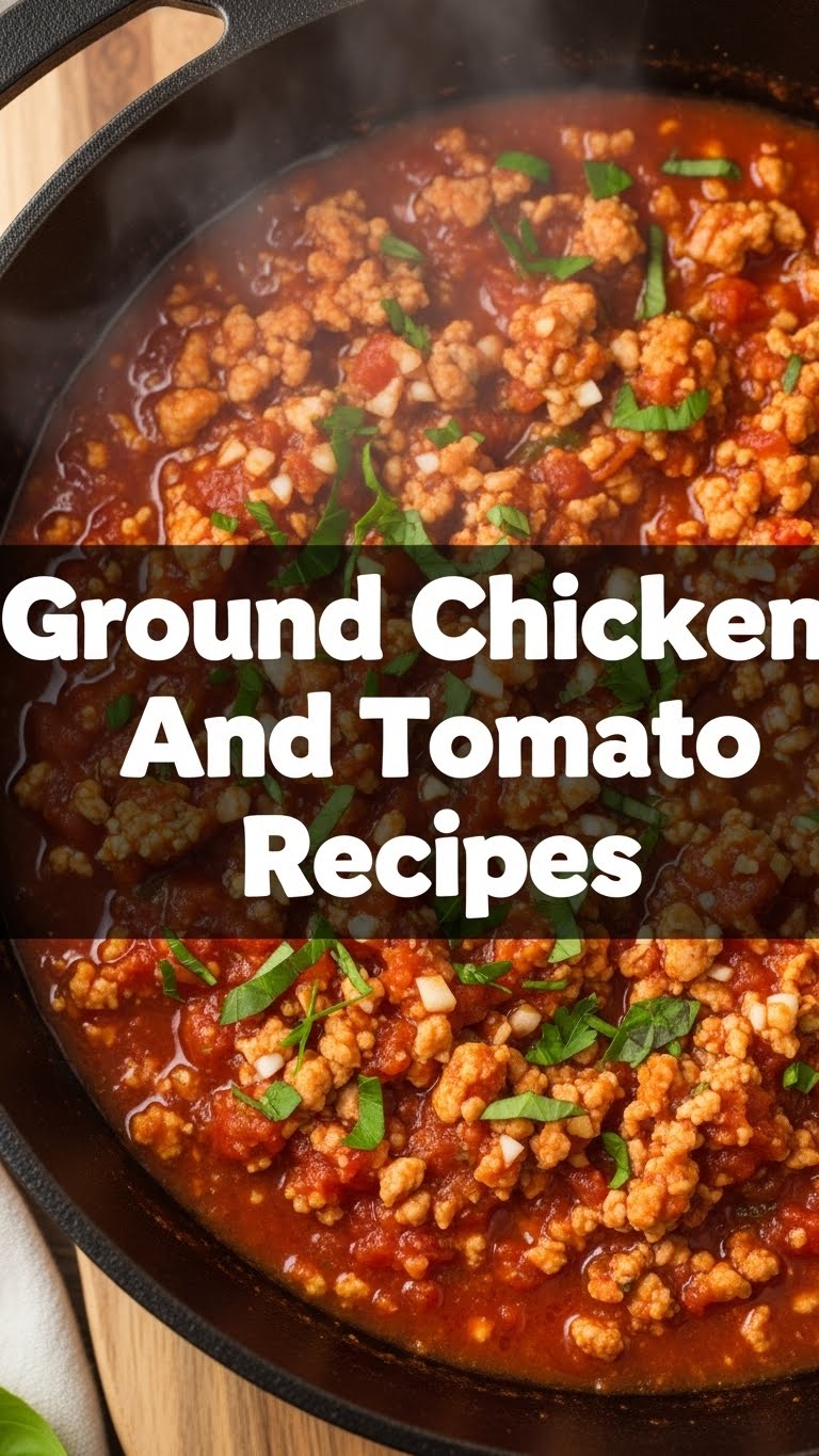 Ground Chicken And Tomato Recipes