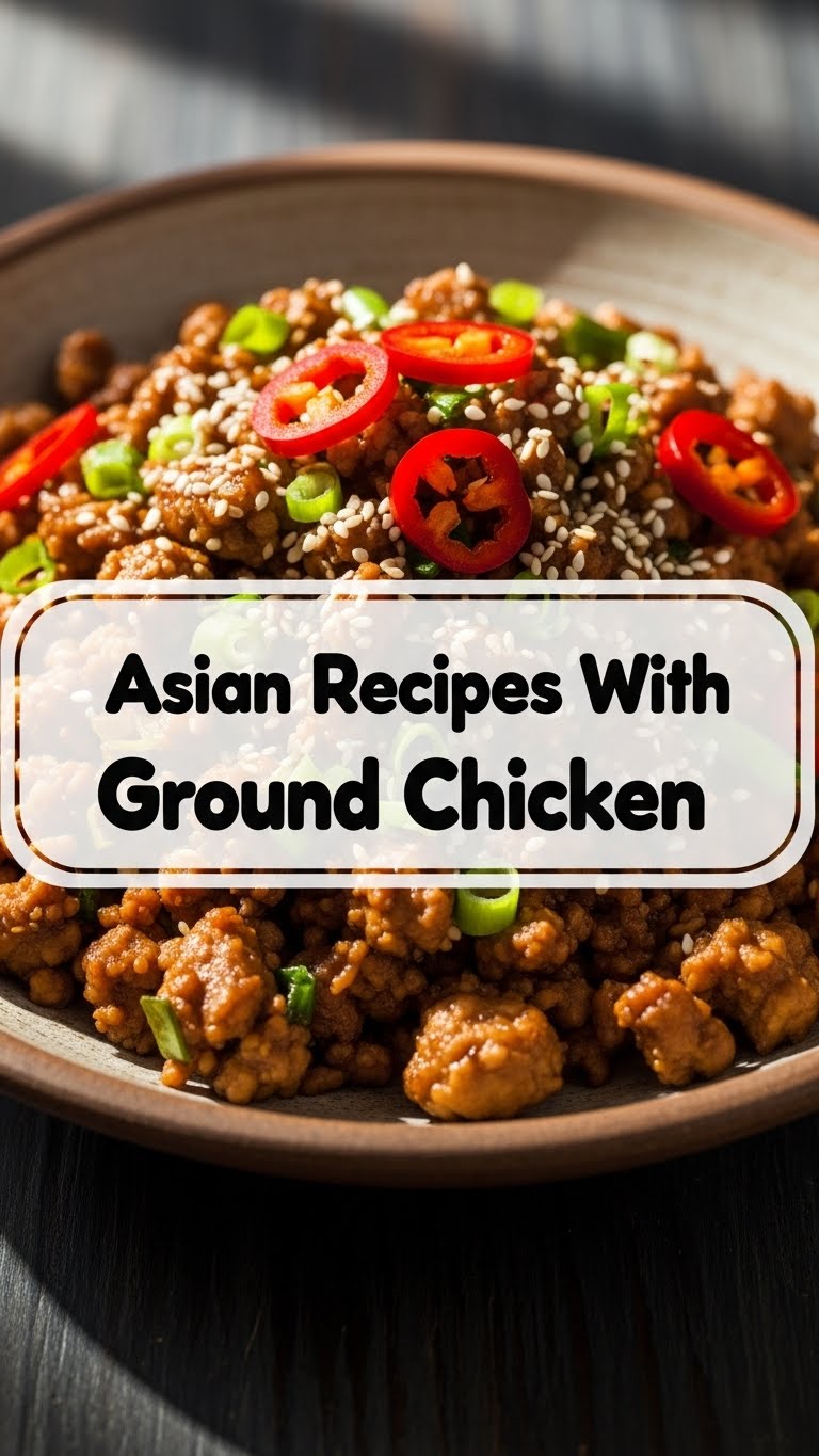 Asian Recipes With Ground Chicken