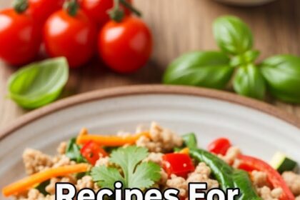 Recipes For Ground Chicken Healthy