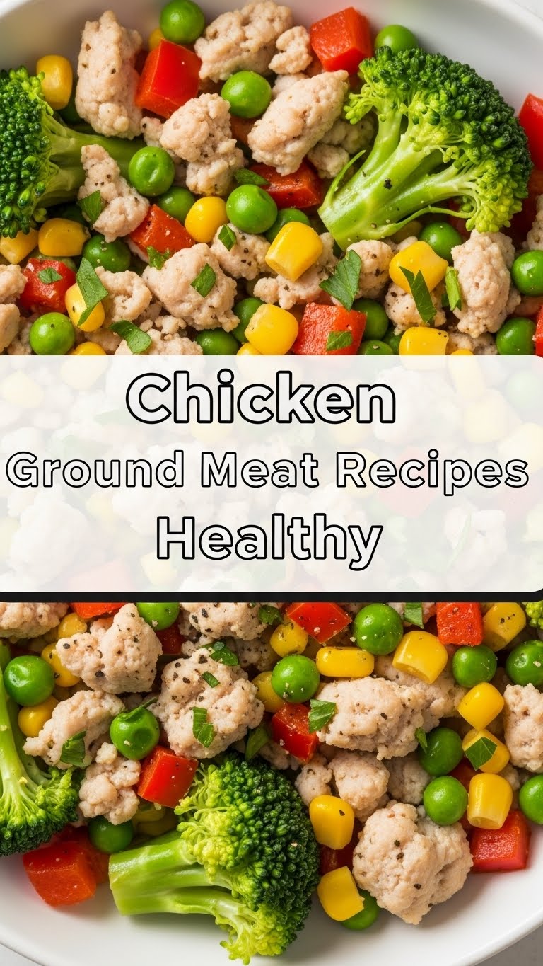 Chicken Ground Meat Recipes Healthy