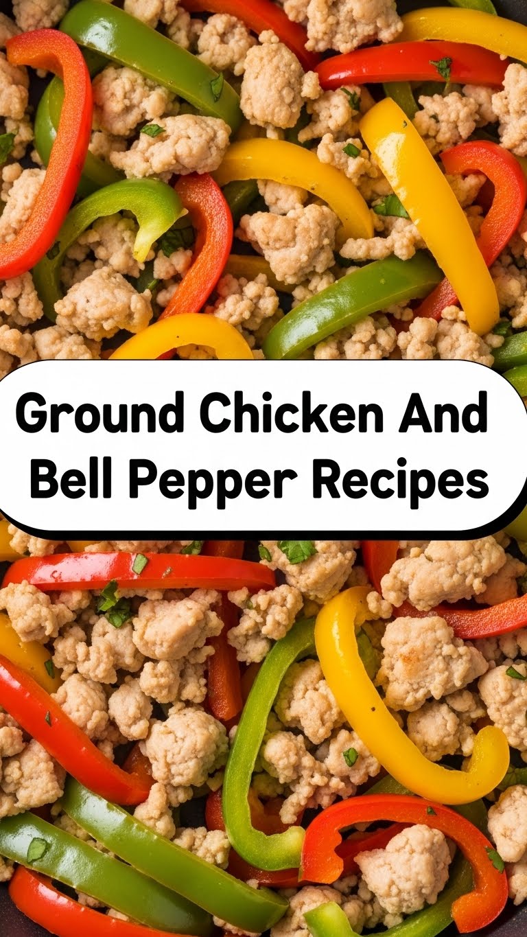 Ground Chicken And Bell Pepper Recipes