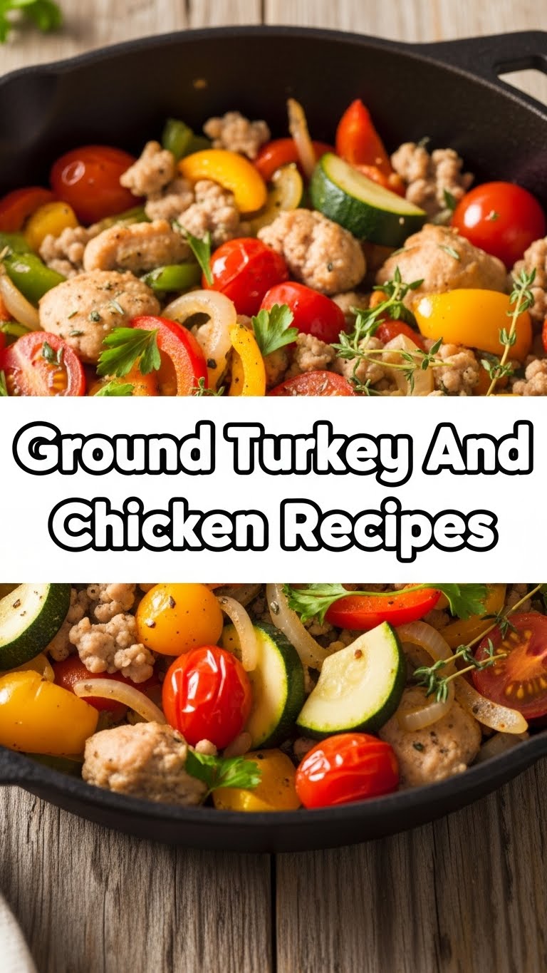Ground Turkey And Chicken Recipes