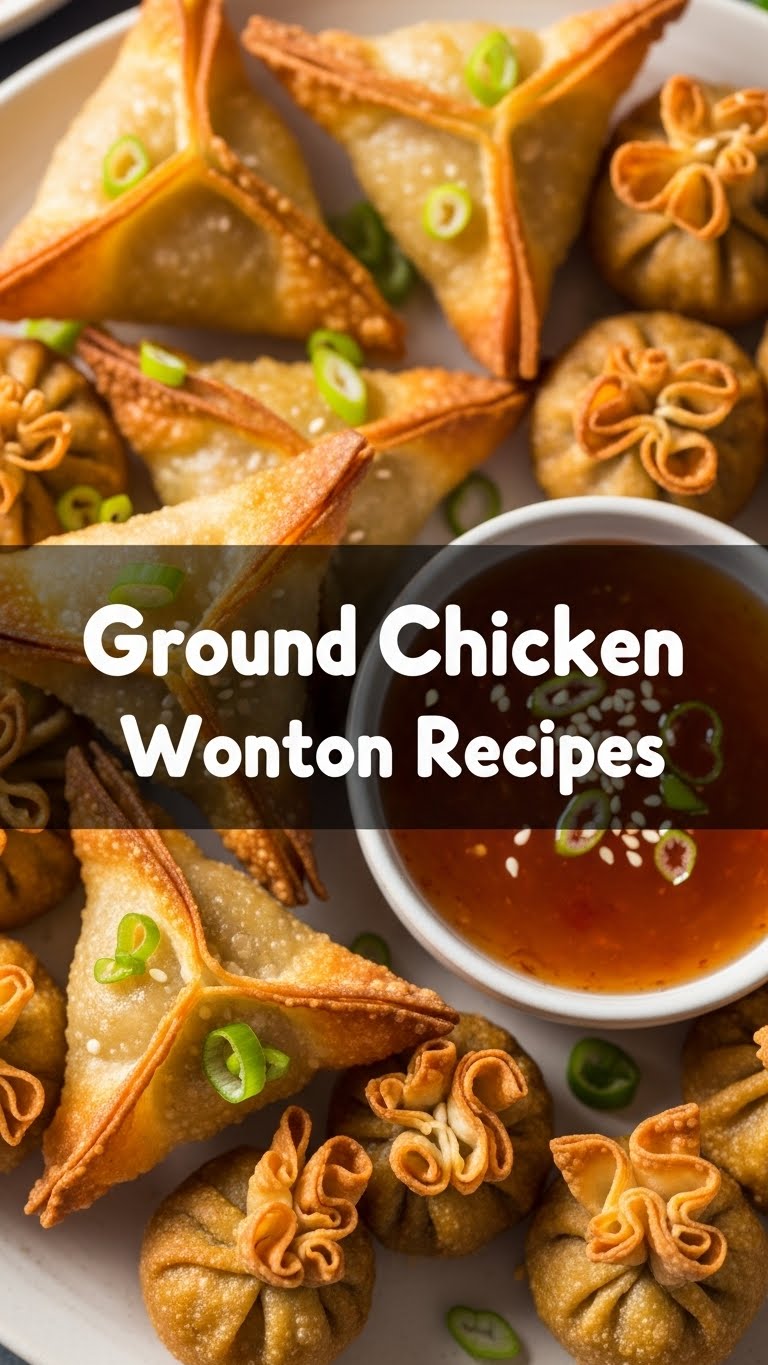 Ground Chicken Wonton Recipes