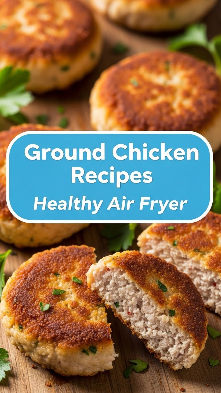 Ground Chicken Recipes Healthy Air Fryer