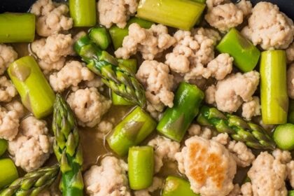 Ground Chicken And Asparagus Recipes