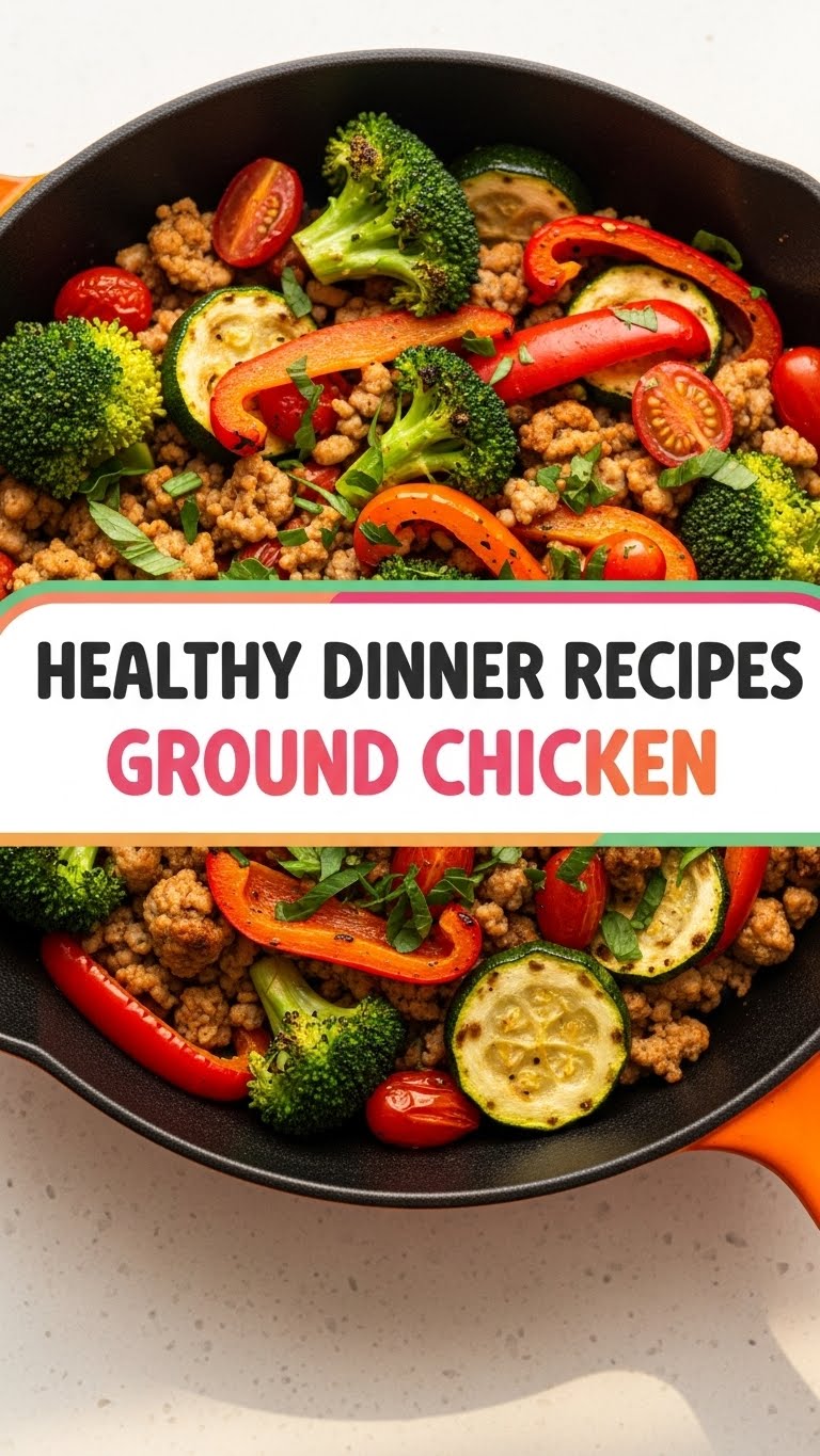 Healthy Dinner Recipes Ground Chicken