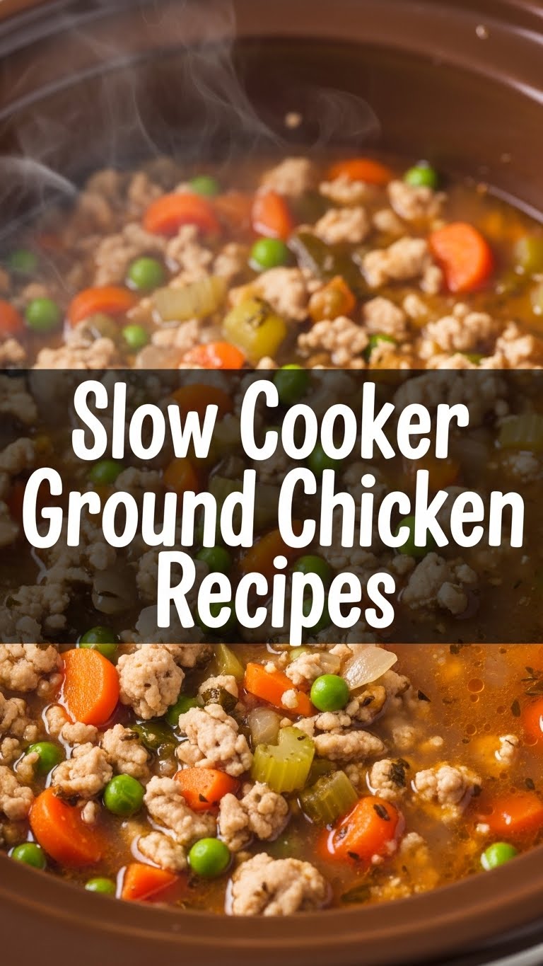 Slow Cooker Ground Chicken Recipes