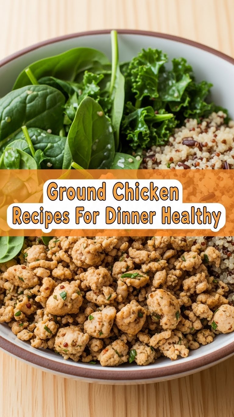 Ground Chicken Recipes For Dinner Healthy