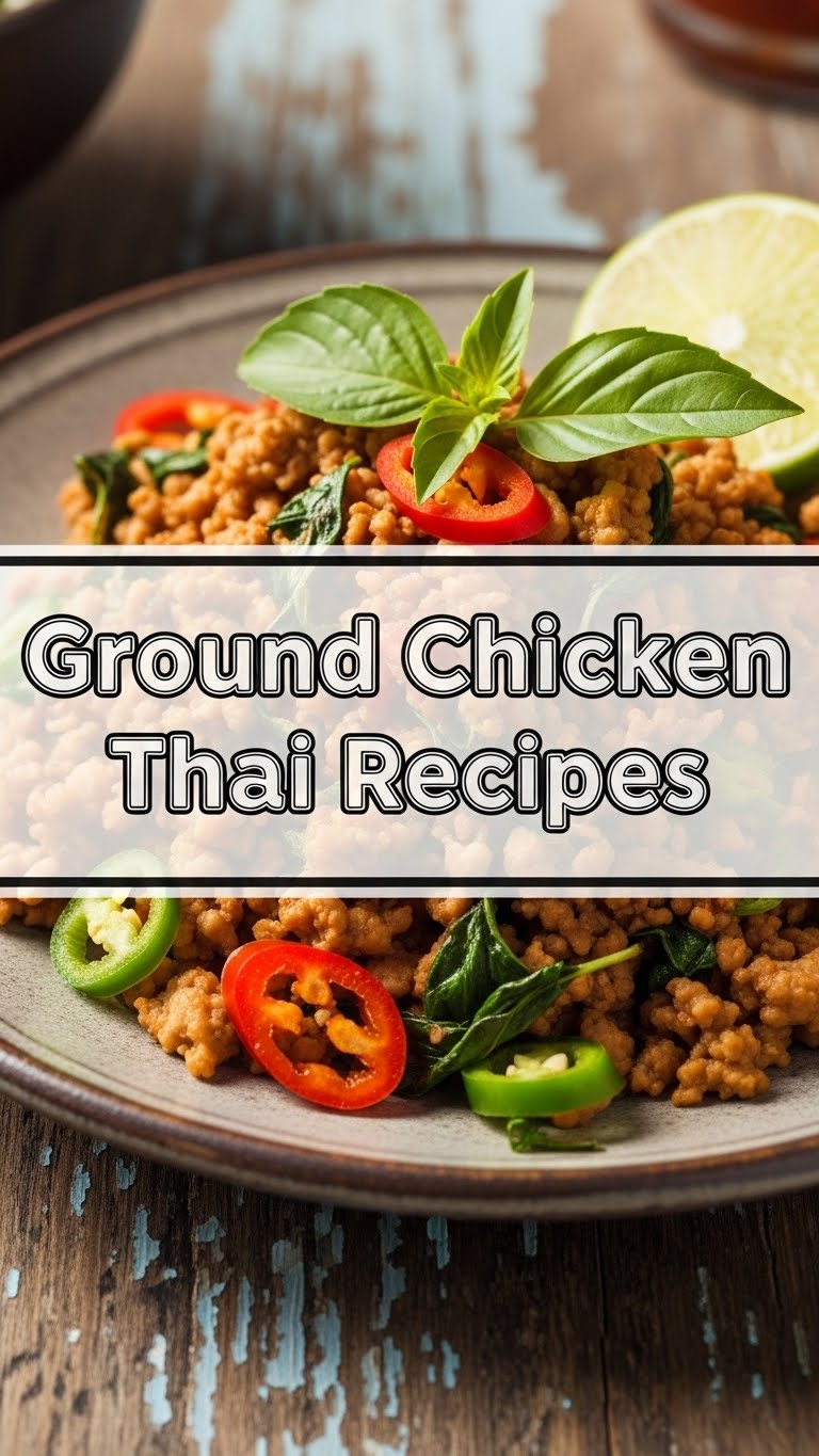 Ground Chicken Thai Recipes