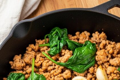 Ground Chicken Spinach Recipes