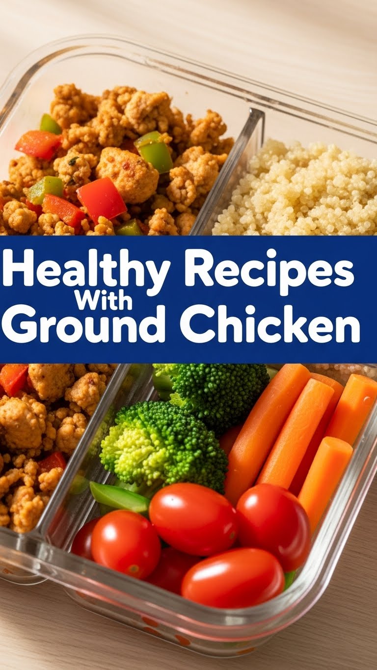 Healthy Recipes With Ground Chicken