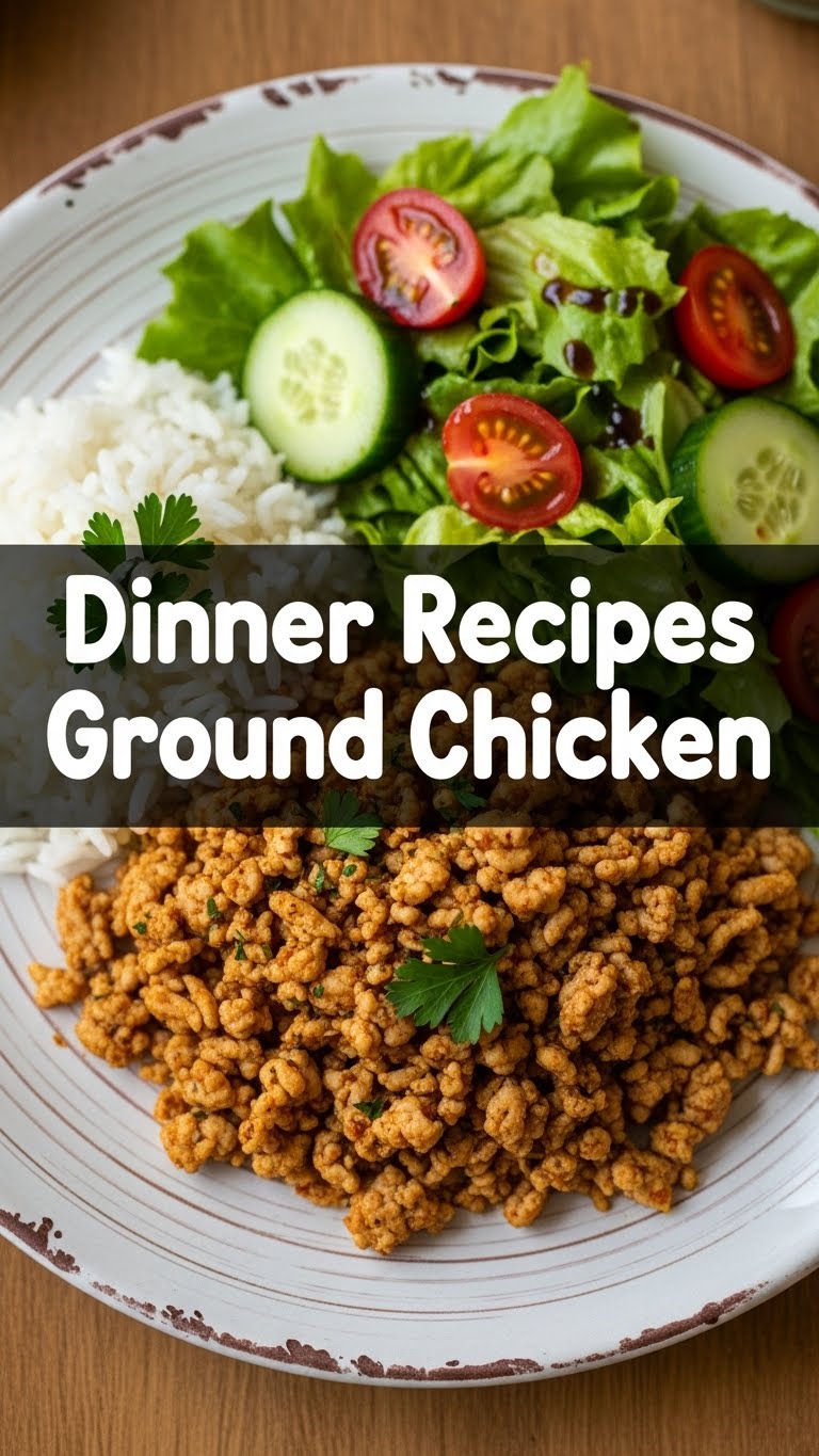 Dinner Recipes Ground Chicken