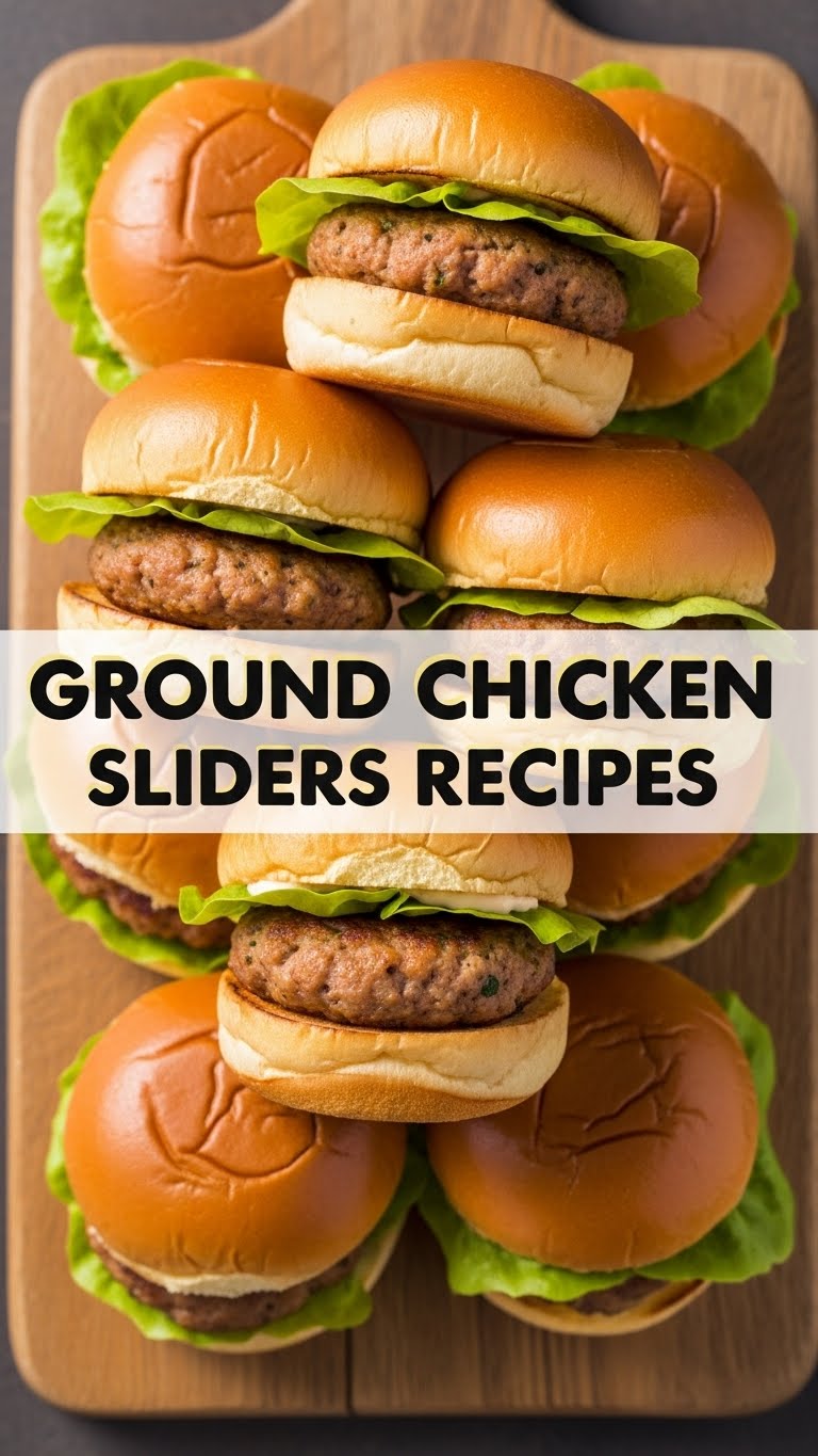 Ground Chicken Sliders Recipes