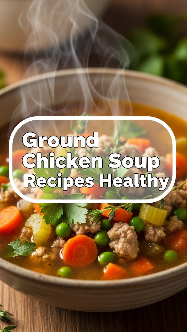Ground Chicken Soup Recipes Healthy