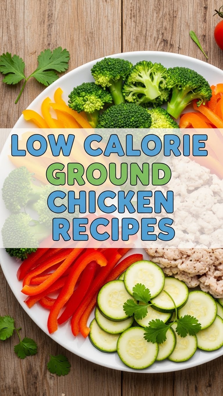 Low Calorie Ground Chicken Recipes
