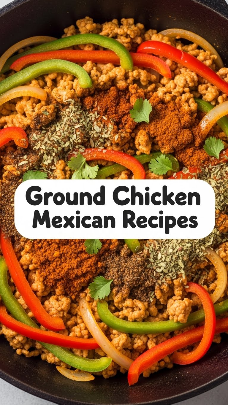 Ground Chicken Mexican Recipes