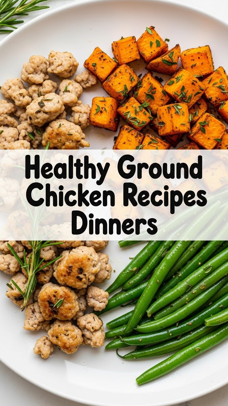 Healthy Ground Chicken Recipes Dinners