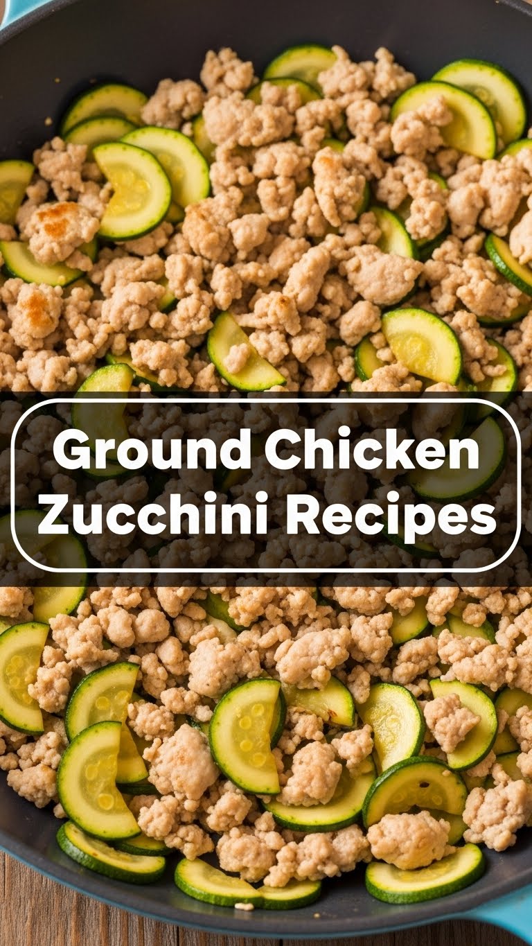 Ground Chicken Zucchini Recipes