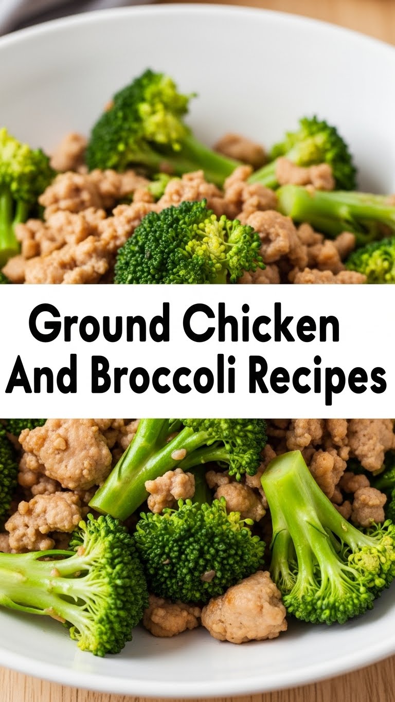 Ground Chicken And Broccoli Recipes