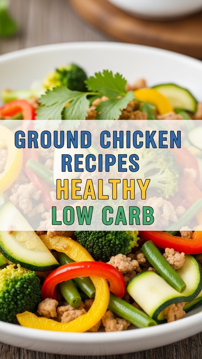 Ground Chicken Recipes Healthy Low Carb