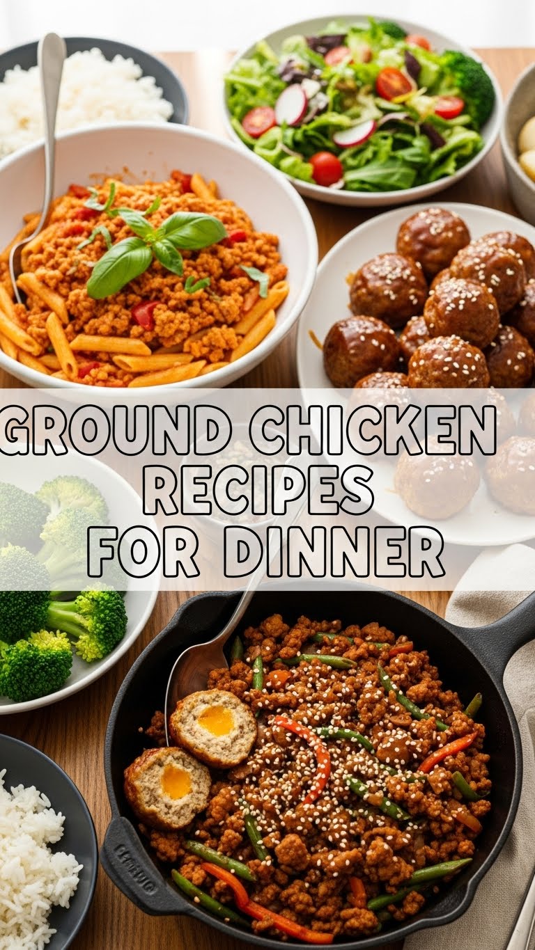 Ground Chicken Recipes For Dinner