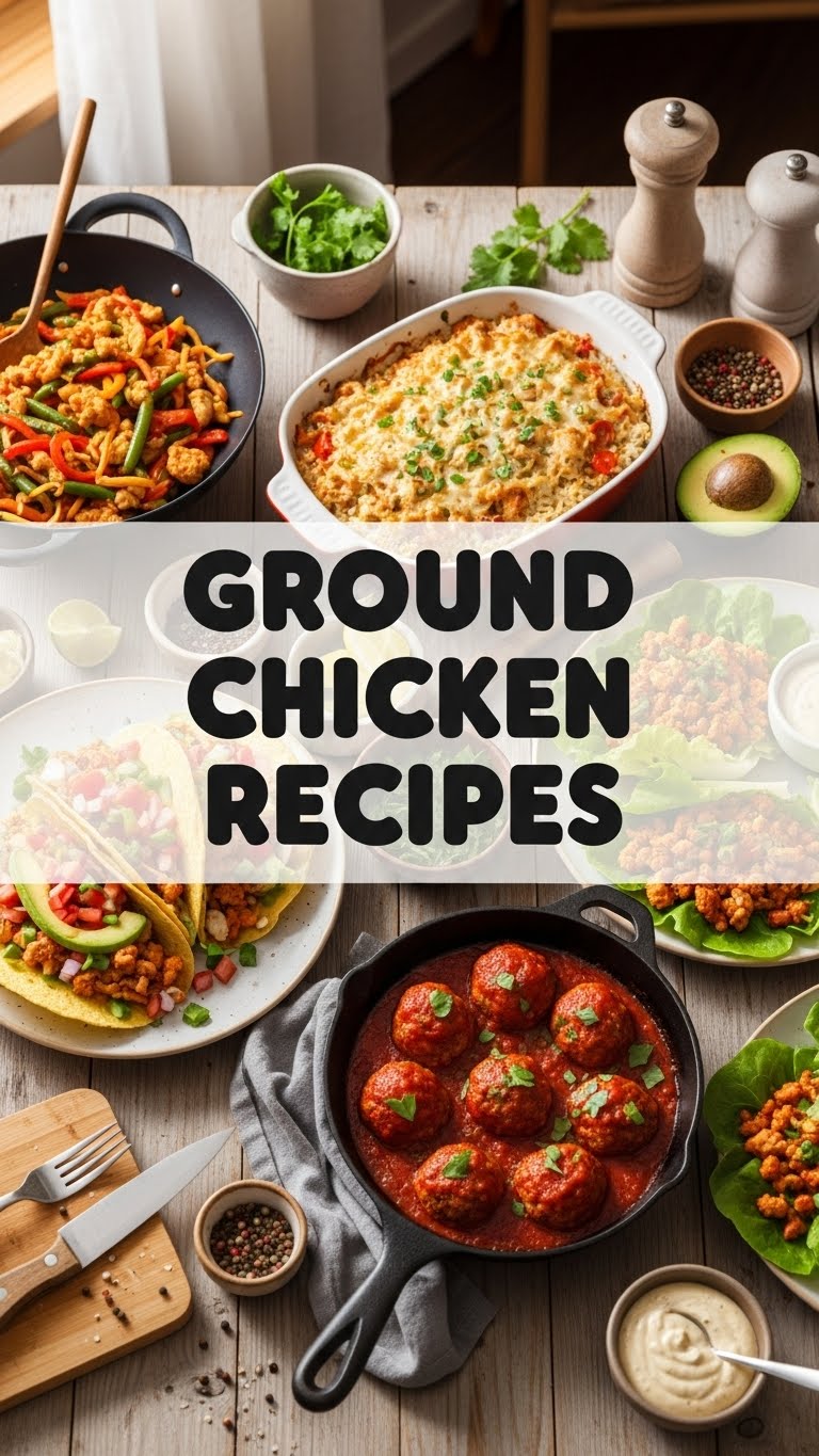 Ground Chicken Recipes