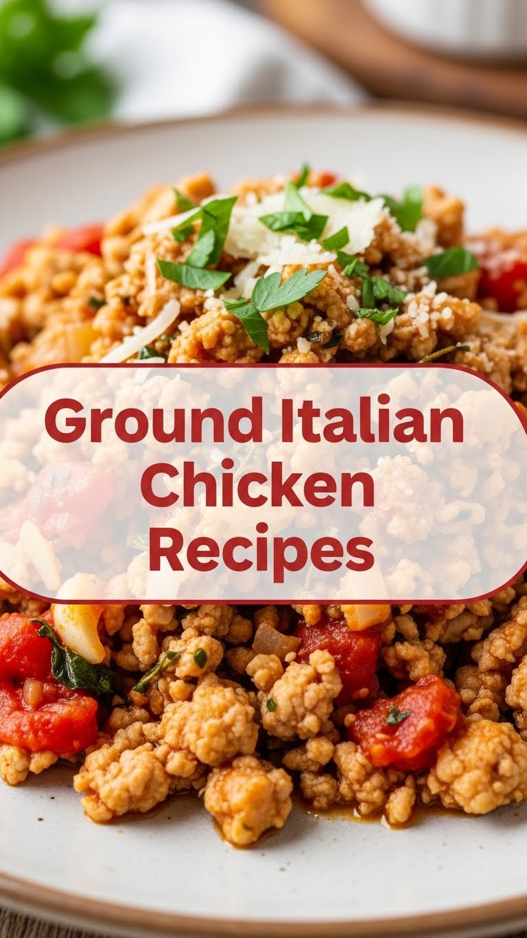 Ground Italian Chicken Recipes