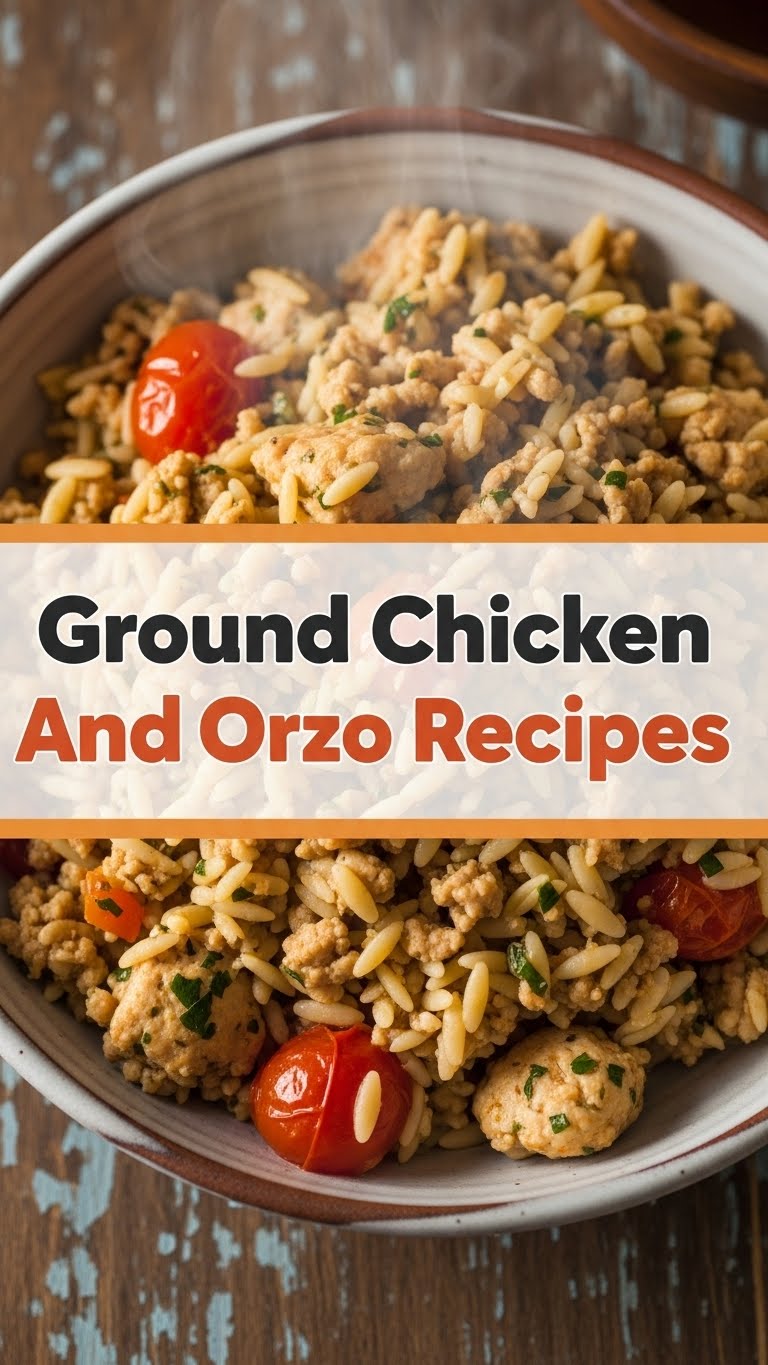 Ground Chicken And Orzo Recipes