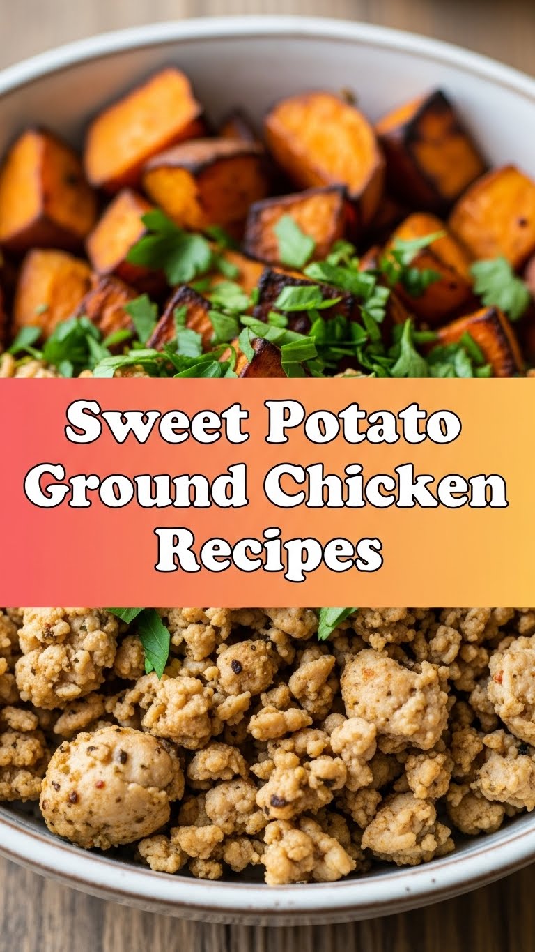 Sweet Potato Ground Chicken Recipes