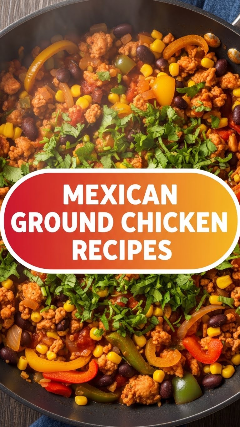 Mexican Ground Chicken Recipes