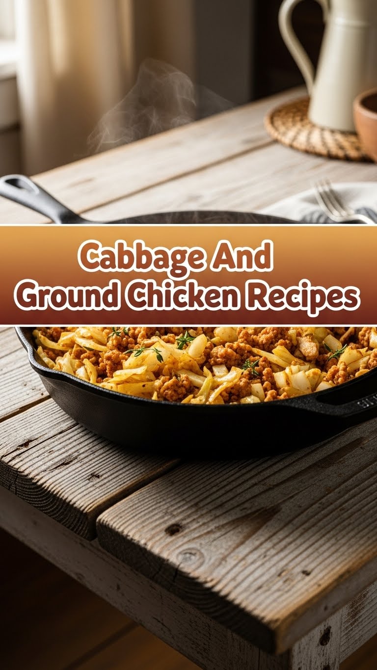 Cabbage And Ground Chicken Recipes