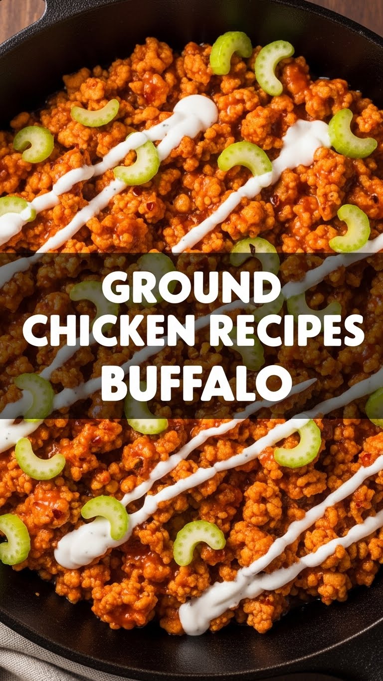 Ground Chicken Recipes Buffalo