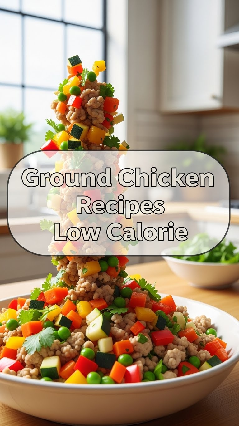Ground Chicken Recipes Low Calorie