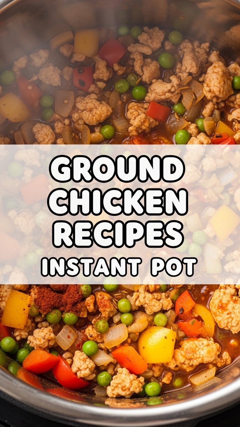 Ground Chicken Recipes Instant Pot