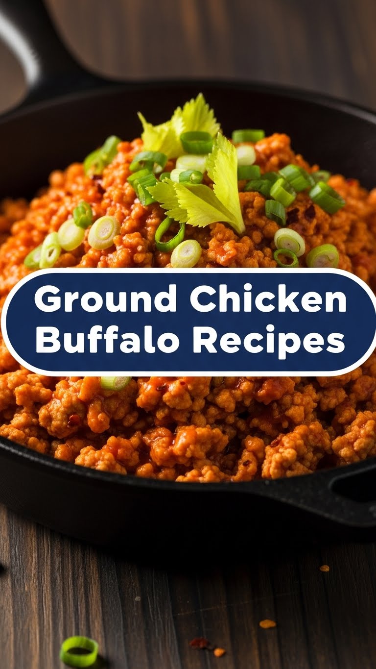 Ground Chicken Buffalo Recipes