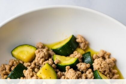 Zucchini Ground Chicken Recipes