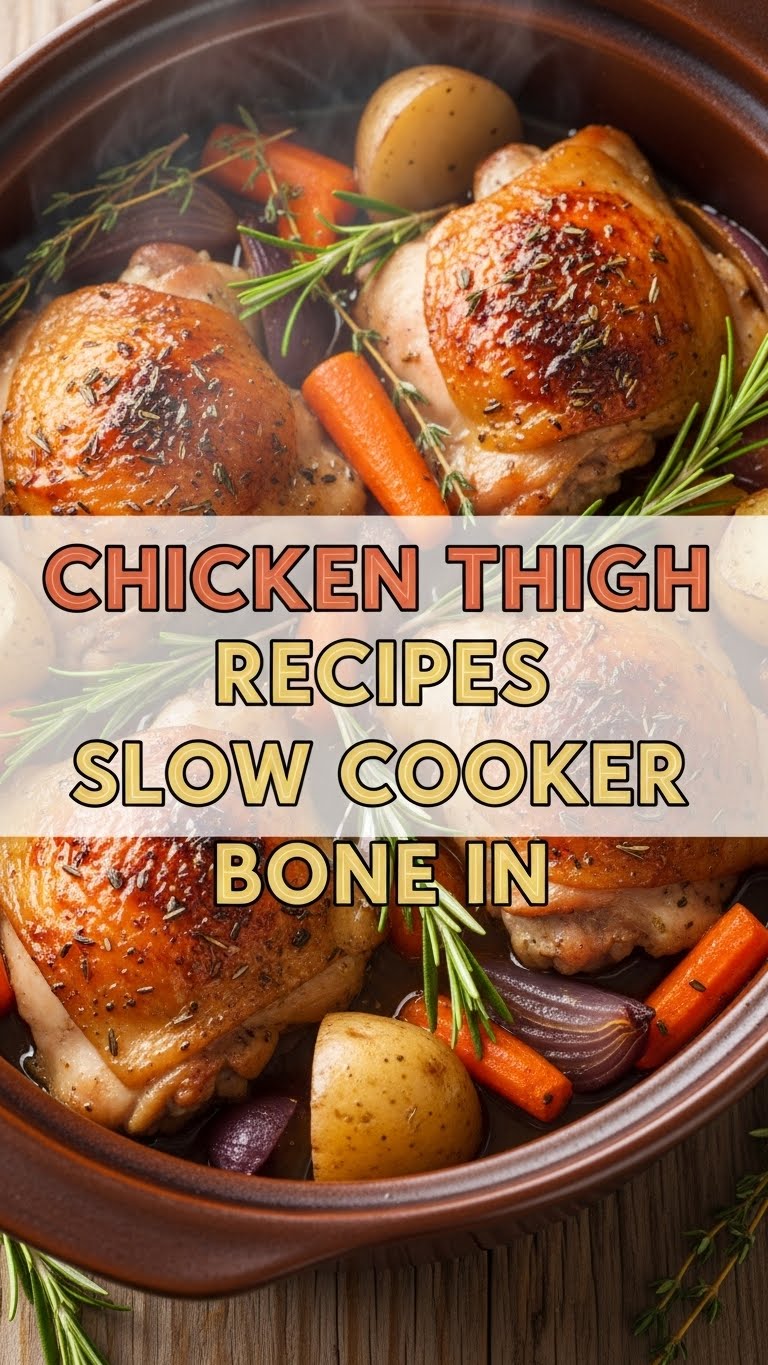 Chicken Thigh Recipes Slow Cooker Bone In