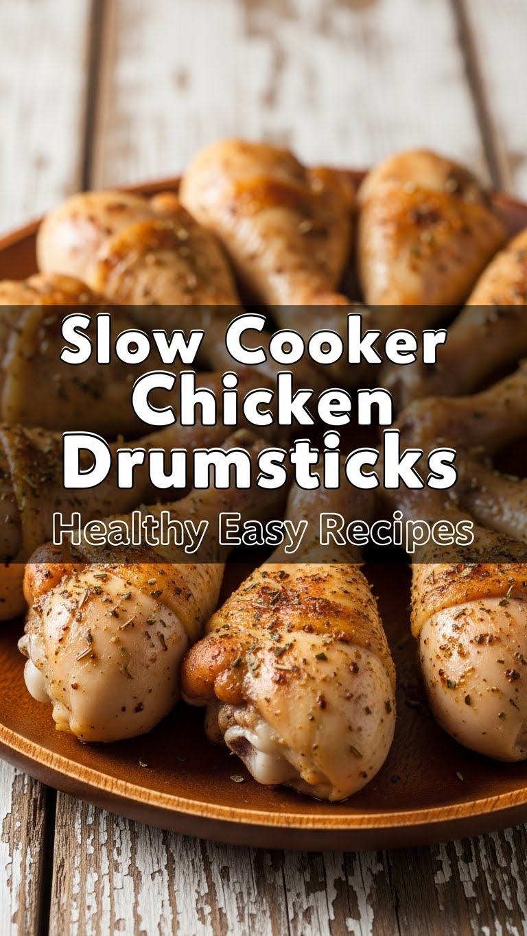 Slow Cooker Chicken Drumsticks Healthy Easy Recipes