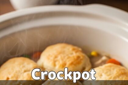 Crockpot Chicken Pot Pie With Biscuits Slow Cooker Easy Recipes