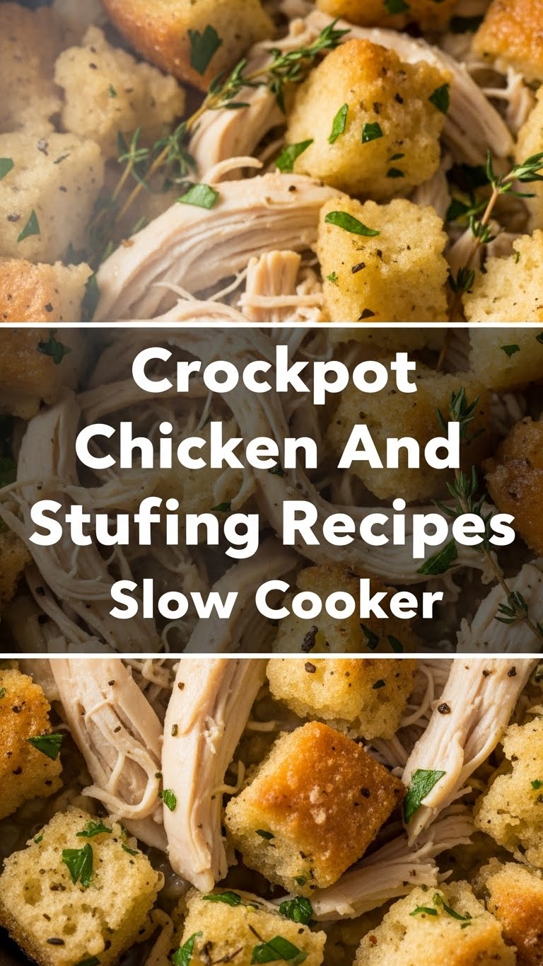 Crockpot Chicken And Stuffing Recipes Slow Cooker
