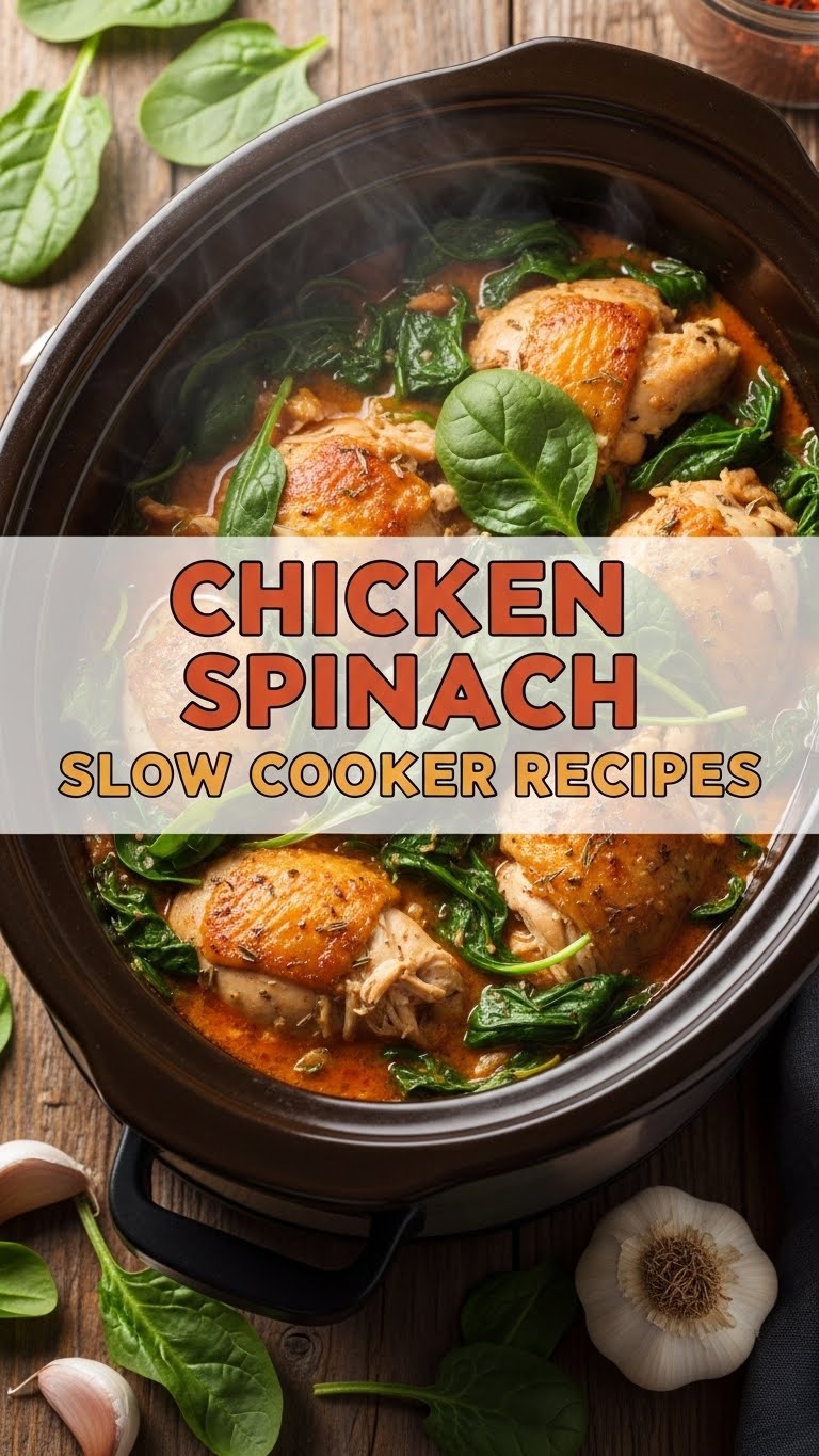 Chicken Spinach Slow Cooker Recipes