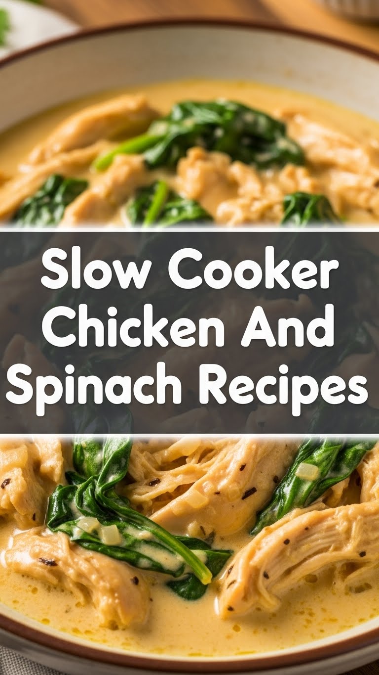 Slow Cooker Chicken And Spinach Recipes