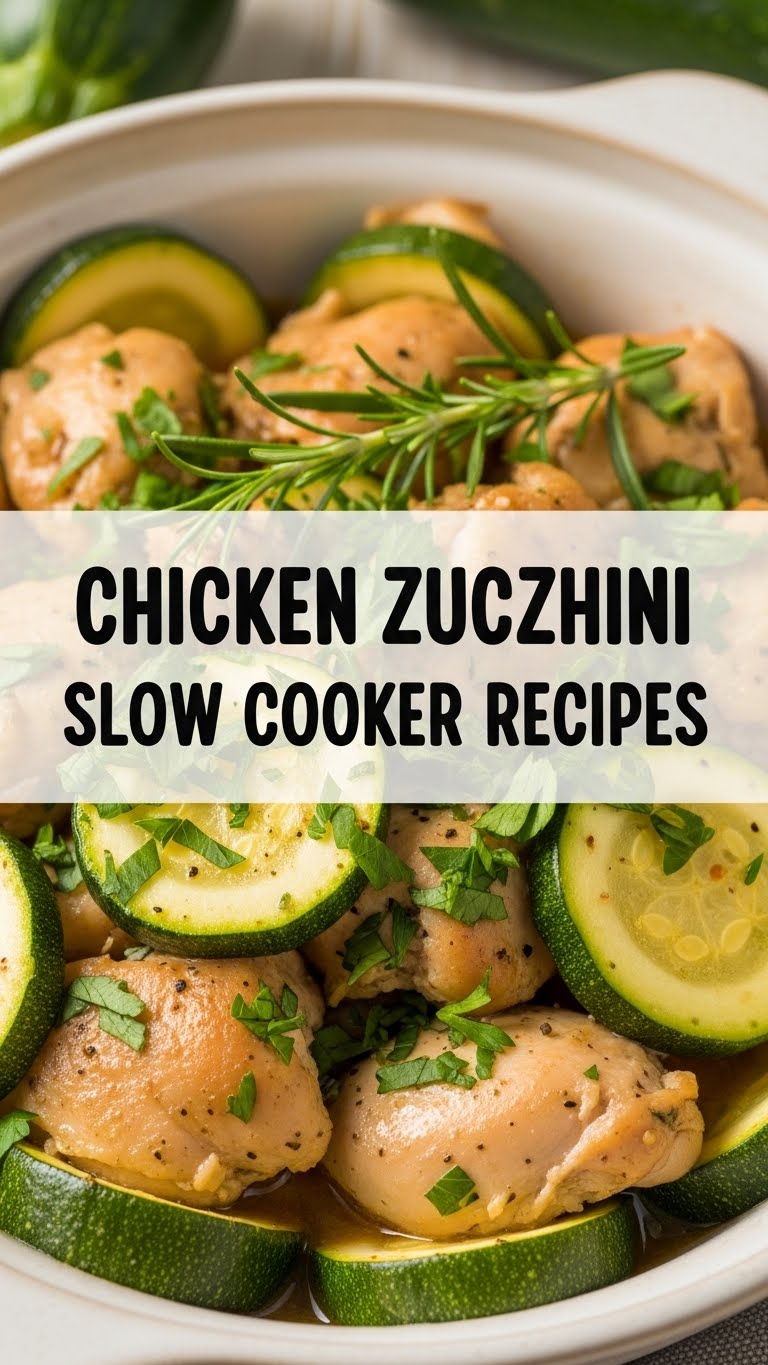 Chicken Zucchini Slow Cooker Recipes