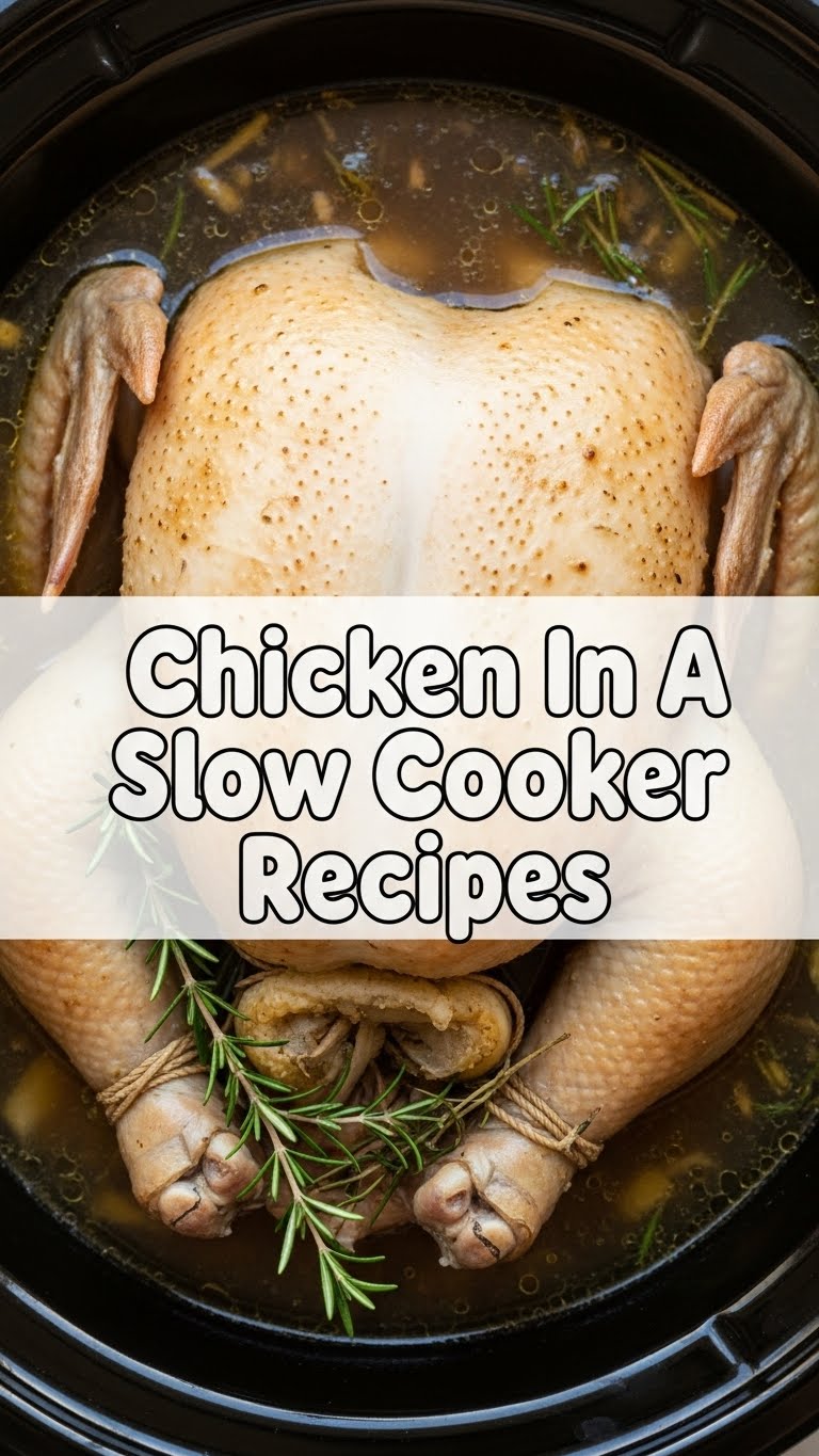 Chicken In A Slow Cooker Recipes