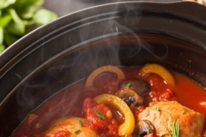 Chicken Catchatori Crockpot Slow Cooker Easy Recipes